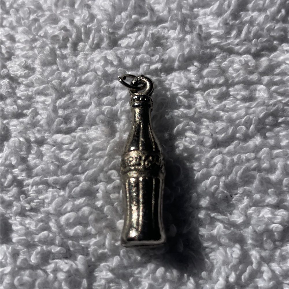 Coca-Cola Metallic Bottle Pendant